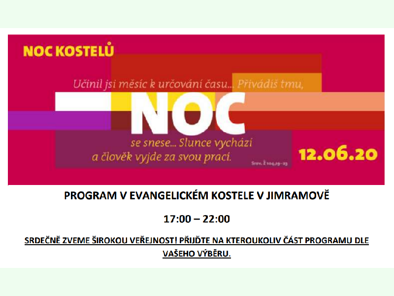 Noc Kostelů - Jimramov